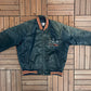 Chicago Bears Graphic Jacket | Size Medium | Vintage 1980s NFL Football Blue Jacket |