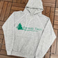 Bemidji Tech Graphic Hoodie | Size Medium | Vintage 1980s Made in USA College Grey Sweater |