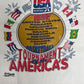 USA Basketball Dream Team Bighead Graphic Tee | Size X-Large | Vintage 1990s Salem Sportswear White T-Shirt |