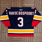 Barrie Colts Kyle van de Bospoort Hockey Jersey | Size XX-Large | Vintage 2000s OHL Hockey Blue Jersey |