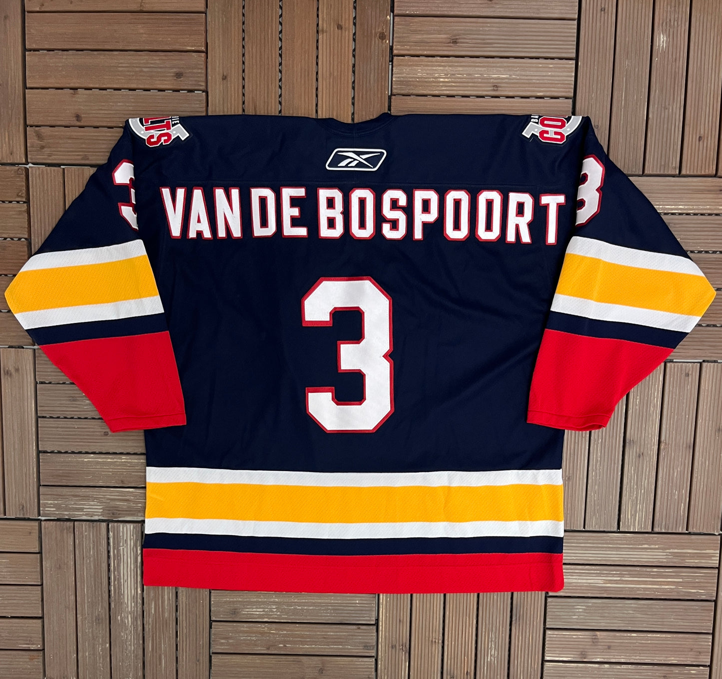 Barrie Colts Kyle van de Bospoort Hockey Jersey | Size XX-Large | Vintage 2000s OHL Hockey Blue Jersey |