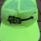 Molson Canadian Rocks Graphic Hat | Snap Back | Vintage 1990s Promotional Neon Yellow Cap |