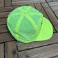 Molson Canadian Rocks Graphic Hat | Snap Back | Vintage 1990s Promotional Neon Yellow Cap |