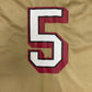 San Francisco 49ers Jeff Garcia Football Jersey | Size Large | Vintage 2000s NFL Football Gold Jersey |