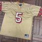 San Francisco 49ers Jeff Garcia Football Jersey | Size Large | Vintage 2000s NFL Football Gold Jersey |