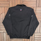 Oakland Raiders Football Graphic Quarter Zip Sweater | Size Large | Vintage 2000s NFL Football Black Sweatshirt |