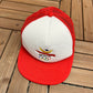 Barcelona 1992 Olympics Embroidered Hat | Snap Back | Vintage 1990s Promotional White Trucker Cap |