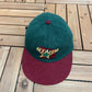 Dallas Stars Embroidered Graphic Hat | Metal Clasp | Vintage 1990s NHL Hockey Green Cap |