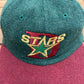 Dallas Stars Embroidered Graphic Hat | Metal Clasp | Vintage 1990s NHL Hockey Green Cap |