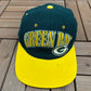 Green Bay Packers Embroidered Graphic Hat | Snap Back | Vintage 1990s Starter NFL Football Green Cap |
