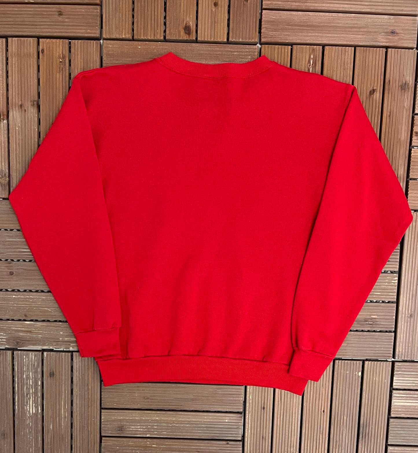 Texas Tech Red Raiders Graphic Crewneck | Size Medium | Vintage 1990s College Red Sweater |