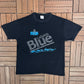 Labatt's Blue Now You're Laughing! Graphic Tee | Size X-Large | Vintage 1990s Promotional Black T-Shirt |