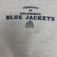 Property Of Columbus Blue Jackets Graphic Crewneck | Size Large | Vintage 2000s NHL Hockey Grey Sweater |