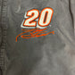 Tony Stewart Home Depot NASCAR Graphic Jacket | Size X-Large | Vintage 2000s NASCAR Racing Black Jacket |