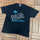 Labatt's Blue Now You're Laughing! Graphic Tee | Size X-Large | Vintage 1990s Promotional Black T-Shirt |