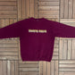 Washington Redskins Embroidered Graphic Crewneck | Size Medium | Vintage 1990s NFL Football Red Sweater |