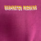 Washington Redskins Embroidered Graphic Crewneck | Size Medium | Vintage 1990s NFL Football Red Sweater |