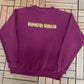 Washington Redskins Embroidered Graphic Crewneck | Size Medium | Vintage 1990s NFL Football Red Sweater |