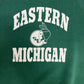 Eastern Michigan Eagles Graphic Crewneck | Size Large | Vintage 1980s College Green Sweater |