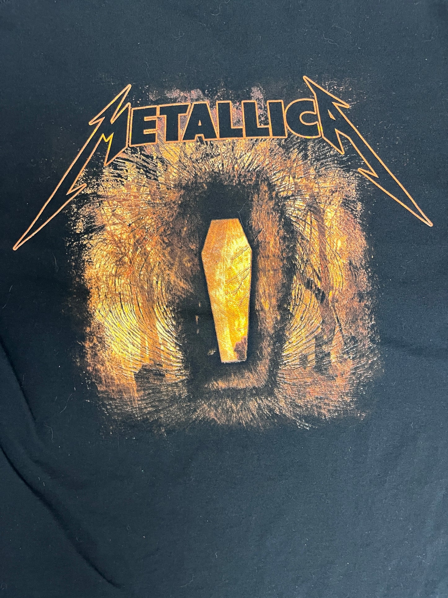 Metallica Death Magnetic Graphic Tee | Size Large | Vintage 2000s Rock Band Black T-Shirt |