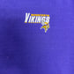 Minnesota Vikings Embroidered Graphic Crewneck | Size Small | Vintage 1990s NFL Football Purple Sweater |