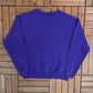 Minnesota Vikings Embroidered Graphic Crewneck | Size Small | Vintage 1990s NFL Football Purple Sweater |