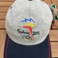 Sydney Olympics 2000 Graphic Hat | Strap Back | Vintage 2000s Promotional Grey Cap |