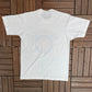 Chicago Cubs Graphic Tee | Size Large | Vintage 1990s MLB Baseball White T-Shirt |