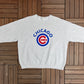 Chicago Cubs Graphic Crewneck | Size XX-Large | Vintage 2000s MLB Baseball Grey Sweater |