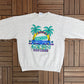 I Survived Congo River Rapids Busch Gardens Crewneck | Size Large | Vintage 1990s Promotional Grey Sweater|