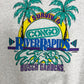 I Survived Congo River Rapids Busch Gardens Crewneck | Size Large | Vintage 1990s Promotional Grey Sweater|