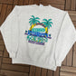 I Survived Congo River Rapids Busch Gardens Crewneck | Size Large | Vintage 1990s Promotional Grey Sweater|