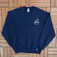Akron Zips Baseball Graphic Crewneck | Size X-Large | Vintage 1990s College Blue Sweater |
