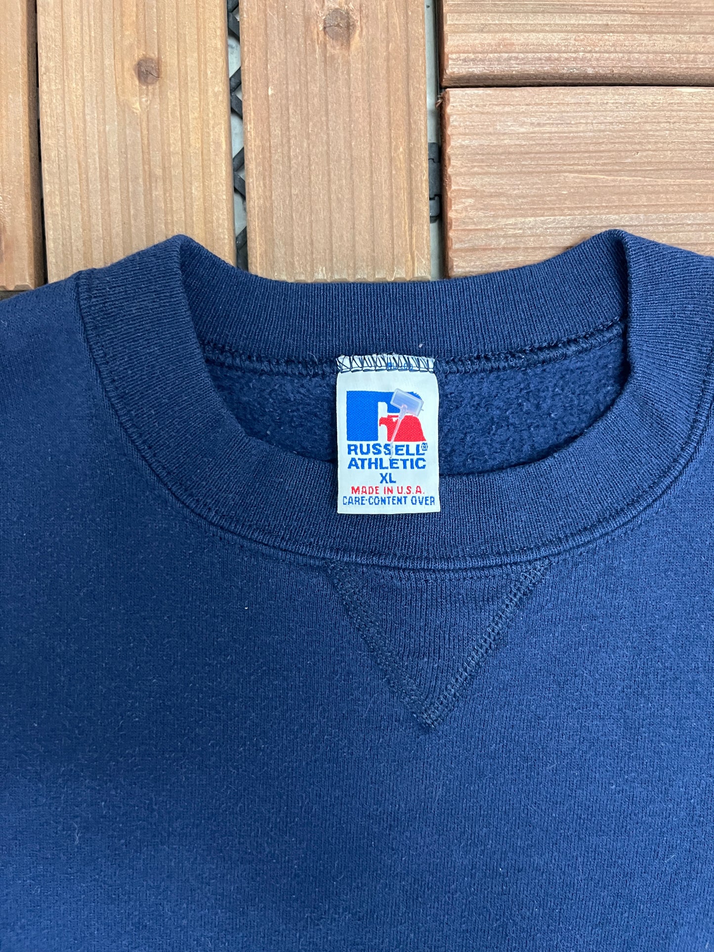 Akron Zips Baseball Graphic Crewneck | Size X-Large | Vintage 1990s College Blue Sweater |