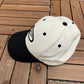 Reebok Spell Out Graphic Hat | Snap Back | Vintage 2000s Branded White Cap |