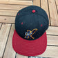 New York Knicks Graphic Hat | Snap Back | Vintage 1990s NBA Basketball Blue Cap |