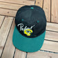 Green Bay Packers Embroidered Graphic Hat | Snap Back | Vintage 1990s NFL Football Black Cap |