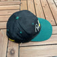 Green Bay Packers Embroidered Graphic Hat | Snap Back | Vintage 1990s NFL Football Black Cap |