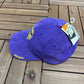 Minnesota Vikings Embroidered Graphic Hat | Strap Back | Vintage 2000s NFL Football Purple Cap |