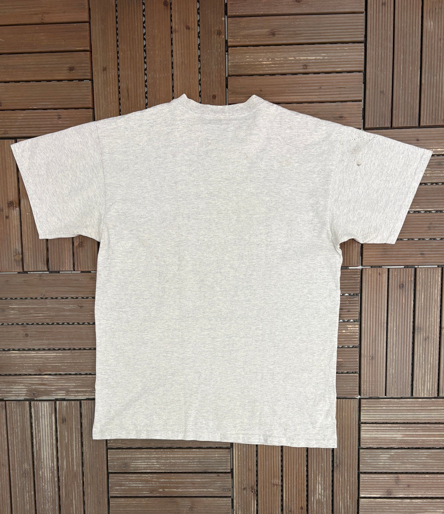 United Airlines Graphic Tee | Size X-Large | Vintage 1990s Promotional Company Grey T-Shirt |