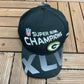 Green Bay Packers Super Bowl XLV Champions Graphic Hat | One Size | Vintage 2000s NFL Football Black Cap |