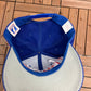 Chicago Cubs Embroidered Graphic Hat | Snap Back | Vintage 1990s MLB Baseball Blue Cap |