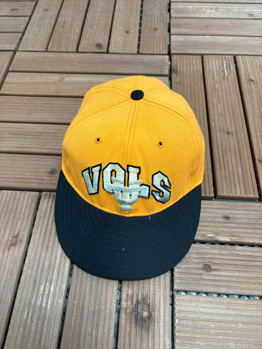 Tennessee Volunteers Graphic Hat | Size 6 7/8 | Vintage 1990s Orange College Cap |