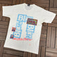 Labatt's Blue Now You're Laughing Graphic Tee | Size Large | Vintage 1990s Promotional White T-Shirt |