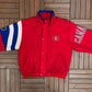 Montreal Canadiens Graphic Jacket | Size Large | Vintage 1990s NHL Hockey Puffer Jacket |