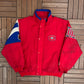 Montreal Canadiens Graphic Jacket | Size Large | Vintage 1990s NHL Hockey Puffer Jacket |