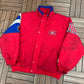 Montreal Canadiens Graphic Jacket | Size Large | Vintage 1990s NHL Hockey Puffer Jacket |