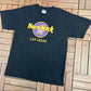 Hard Rock Hotel Las Vegas Graphic Tee | Size Large | Vintage 1990s Promotional Black T-Shirt |