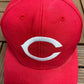 Cincinnati Reds Embroidered Graphic Hat | Snap Back | Vintage 1990s MLB Baseball Red Cap |