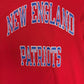 New England Patriots Graphic Tee | Size Medium | Vintage 1990s NFL Football Red T-Shirt |